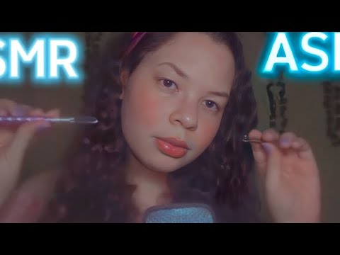 ASMR: FAZENDO SUA SOBRANCELHA DELICADAMENTE ATÉ QUE DURMA 💤💆