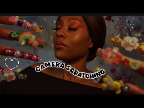ASMR Pure Camera tapping, scratching, Nail tapping, clacking & clicky whispers for sleep 