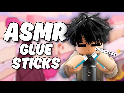 Roblox ASMR ~ GLUE Sticks on the MIC (extreme tingles) 🤯💤