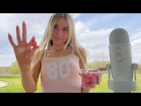 asmr gumball bubbles + whisper ramble