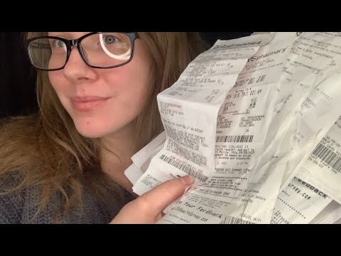 ASMR Paper/Receipt Sounds | Tearing, Ripping, Crinkling, Crumpling