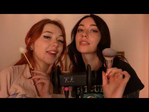 @its_bunnii and I Pamper You to Sleep 💤 ✨ [ASMR ear cleaning, hair trimming, face brushing]