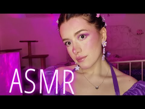 purple 💜 & pink 💖 ASMR triggers // color-themed ASMR series ✨