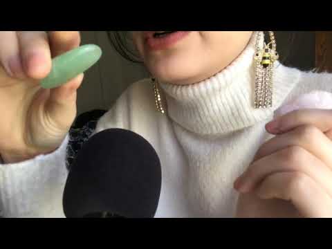 ASMR | Crystals Show & Tell 🔮 [whisper, crystal sounds]