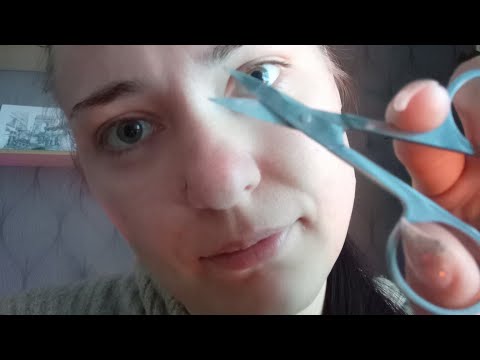 ASMR- Extra lofi snipping off your dry hair ends