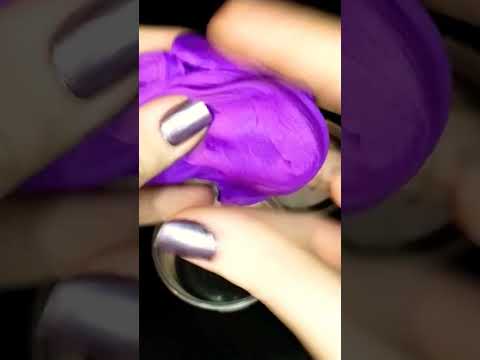 Super Soft Purple Slime • Slime Roxa Super Macia #asmr #shorts #shortsasmr #slime #slimeasmr