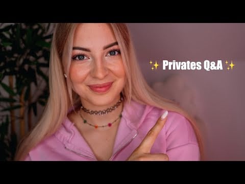 ✨ Wie viel Geld verdiene ich durch Onlyf***? ✨ASMR Q&A (extrem privat) 🫣