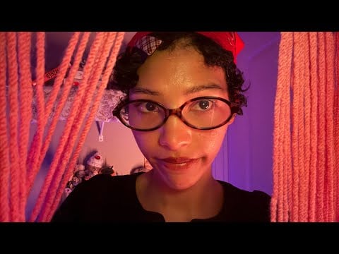 ASMR Yarn Haircut 💇‍♀️ RP ( scissors sounds, hairbrush sounds )
