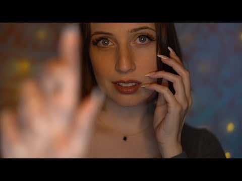 Mirrored Touch ASMR • Face Tracing • Delicate Hand Movements