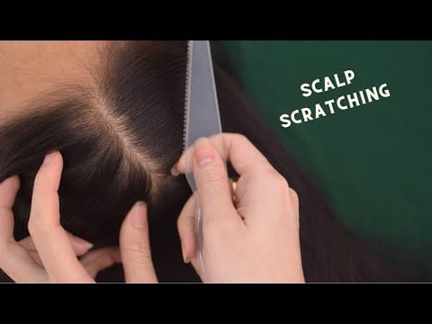 ASMR Aggressive Scalp Scratching Sounds, No Talking Hair Play, Hair Tingling For Relaxation