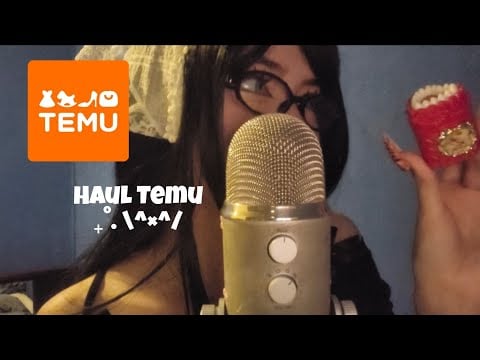 ₊˚ Haul temu ♡ susurros muy relajantes ¡! ASMR 𝜗ৎ