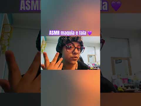 ASMR Testando batons 💜 #asmr #asmrvideo #makeup #asmrcommunity #tingles #ansiedade #relax #anxiety