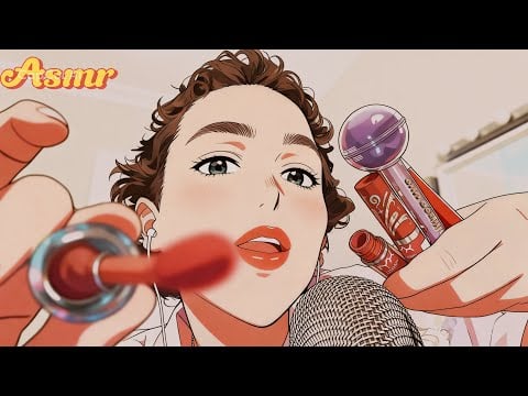 türkçe asmr | lip gloss deniyoruz ama sen uyuyorsun