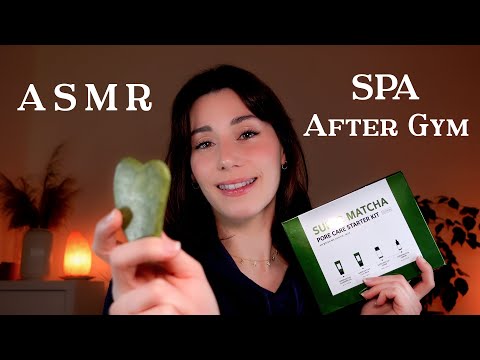 ASMR SPA 🧡🌿👟 SKINCARE y MASAJE Facial After Gym 🧼 Roleplay en Español 💤 Atención Personal