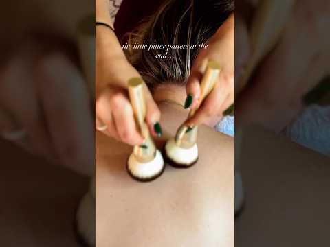 ASMR brushing the negative energy away #relax #hairplay