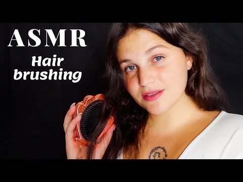 ASMR FRANÇAIS ☽ Je m'occupe de mes CHEVEUX 😴  (Hair brushing + chuchotements) Fais pareil !