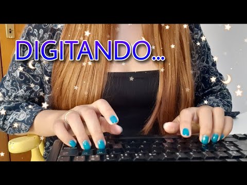 ASMR CASEIRO - Som de teclado (sem fala).