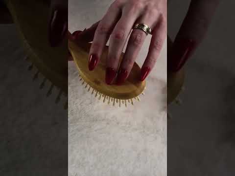 ASMR hairbrush tapping