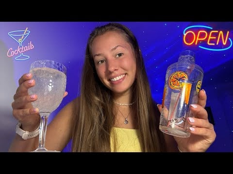 ASMR bartender and waitress roleplay 