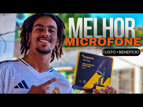 ASMR • MELHOR MICROFONE CUSTO BENEFÍCIO 🥳👀 #asmr #maonomic #asmrunboxing #unboxing