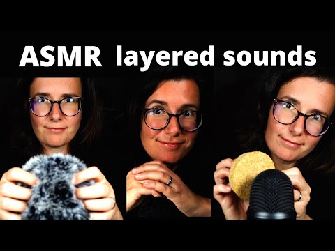 ASMR for ULTRA tingles and sleep| LAYERED mic brushing | mouth sounds| tapping triggers (no talking)