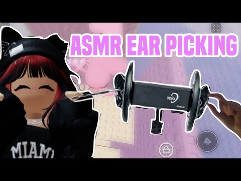 Roblox ASMR ☆ EAR PICKING, binaural eat attention, extreme tingles  ⋆.˚✮🎧✮˚.⋆