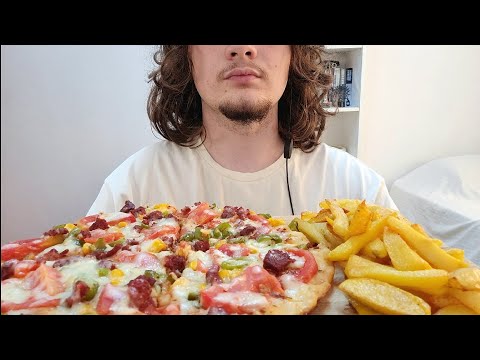 ASMR PİZZA MUKBANG 🍕 TÜRKÇE ASMR MUKBANG | ASMR EATİNG SOUNDS