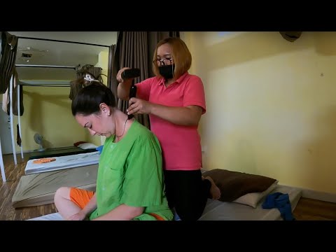 Masaje con martillo tailandés 🔨🇹🇭 *100% ASMR* | Tok Sen Hammer Massage 🔨