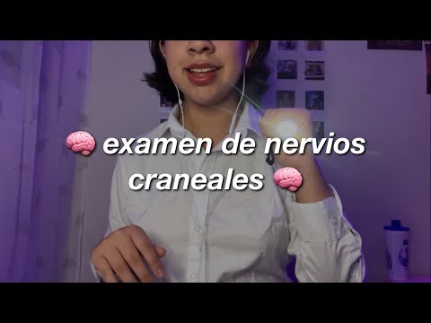 asmr examen de nervios cranéales // crysta asmr ♡