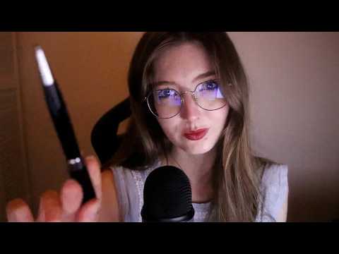 ASMR Drawing on Your Face w/ Layered Writing Sounds