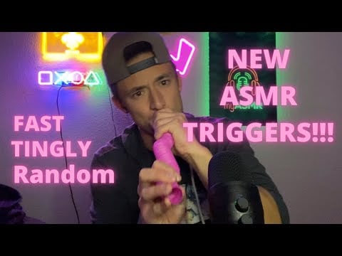 Quick ASMR Tingles | New ASMR Triggers | Random, Fast, Tingly ASMR