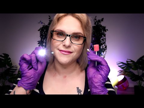 Fast Paced ASMR Face Exam & Extraction