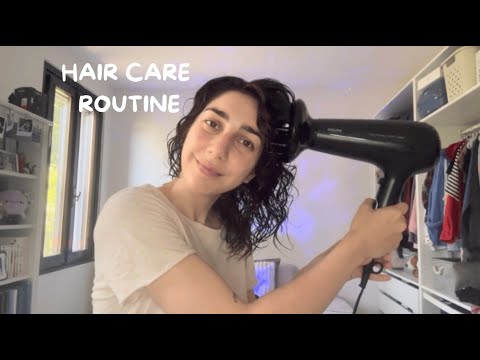 HAIR CARE ROUTINE | LofiASMR (soft spoken, phon sound)