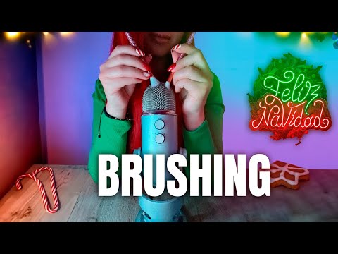 ASMR BRUSHING en el micrófono para DORMIR  RAPIDO