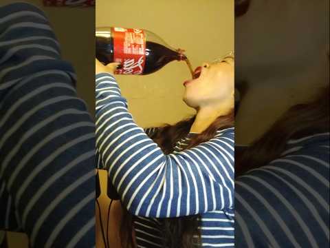 DRINKING COCA COLA #everyone #shortsfeed #coke #drink #challenge #crazylady
