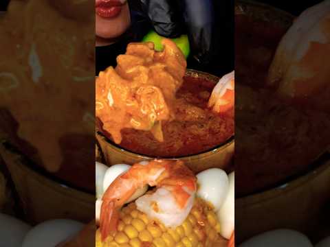 seafood boil 🤤 #shorts #asmr #food #seafoodboil