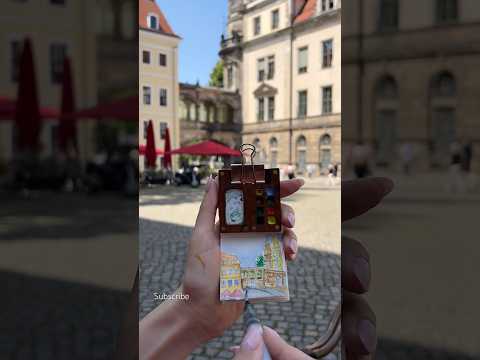 Dresden ASMR Painting ☺️❤️ Subscribe #summeronshorts #art #arte #satisfying #dresden  #shorts