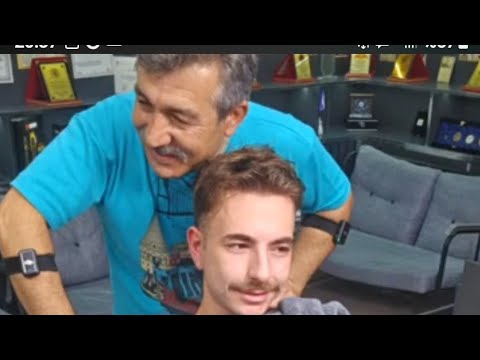 ASMR Münür Önkan BEARD SHAVING SKIN CARE HEAD MASSAGE