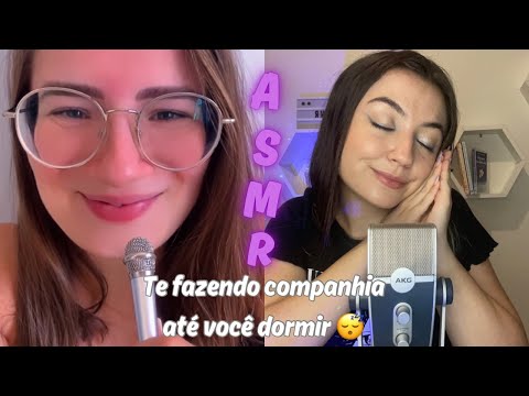 ASMR COMPAINHA PARA VOCÊ DORMIR | COM SONS DE CHUVA 😴☔💤 #asmr #asmrvideo