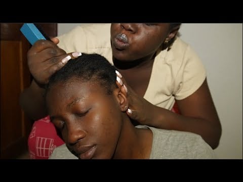 ASMR Relaxing Scalp Scratching, Head Massage & Gum Chewing For Sleep 😴 @BarciHairASMR