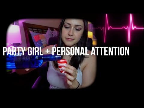 New Year Party | Your Girlfriend Takes Care Of You With Party Ambience & Heartbeat ASMR