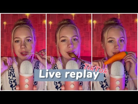 Live replay TikTok | #asmr #asmrminuha 