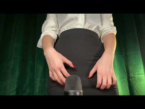 ASMR | Fast & Aggressive Scratching on My Office Skirt – Try-On & Fabric Sounds (No Talking)