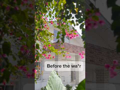 The missile blast wave damaged my beautiful home💔💔💔