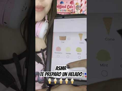 ASMR | TE PREPARO UN HELADO 🍦⭐️💖 #asmrsounds #kineticsand #heladeria #asmrcommunity #asmrfood