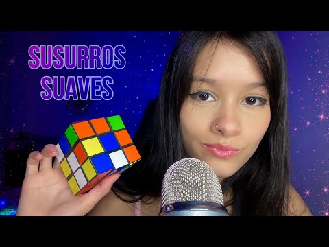 ASMR CONVERSANDO COM VOCÊ ANTES DE IR DORMIR 😴  - voz suave + triggers satisfatórios