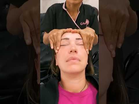 Masaje indio de cabeza | Indian Head Massage #shorts #asmr #massage sage