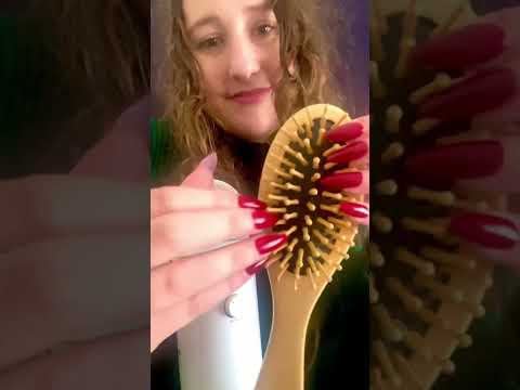 ASMR Hair Brushing #shorts