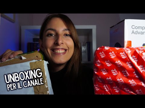 UNBOXING SUPER RILASSANTE PER IL CANALE 💖 ASMR ITA