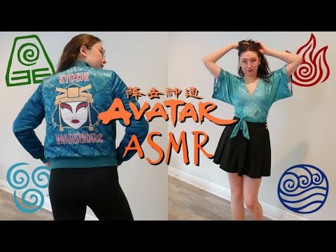 ASMR | My awesome Avatar clothes haul! 🔥💨🌊⛰️ Soft spoken fashion show